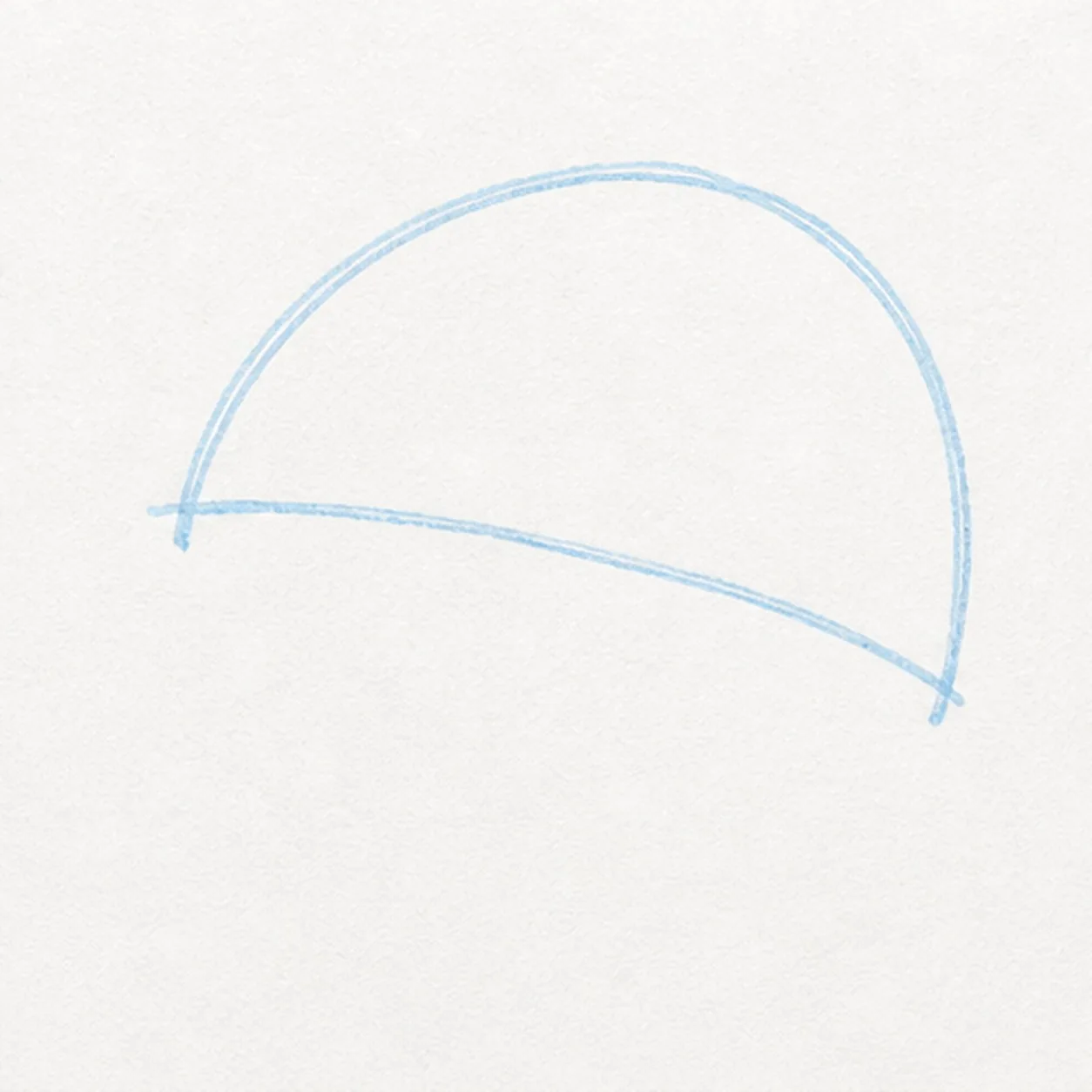 Arc the canopy stage for how to draw a beach umbrella