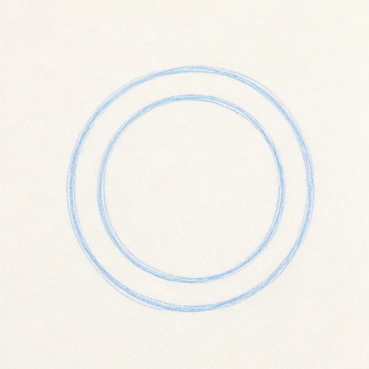 Draw the clock circle stage for how to draw an alarm clock