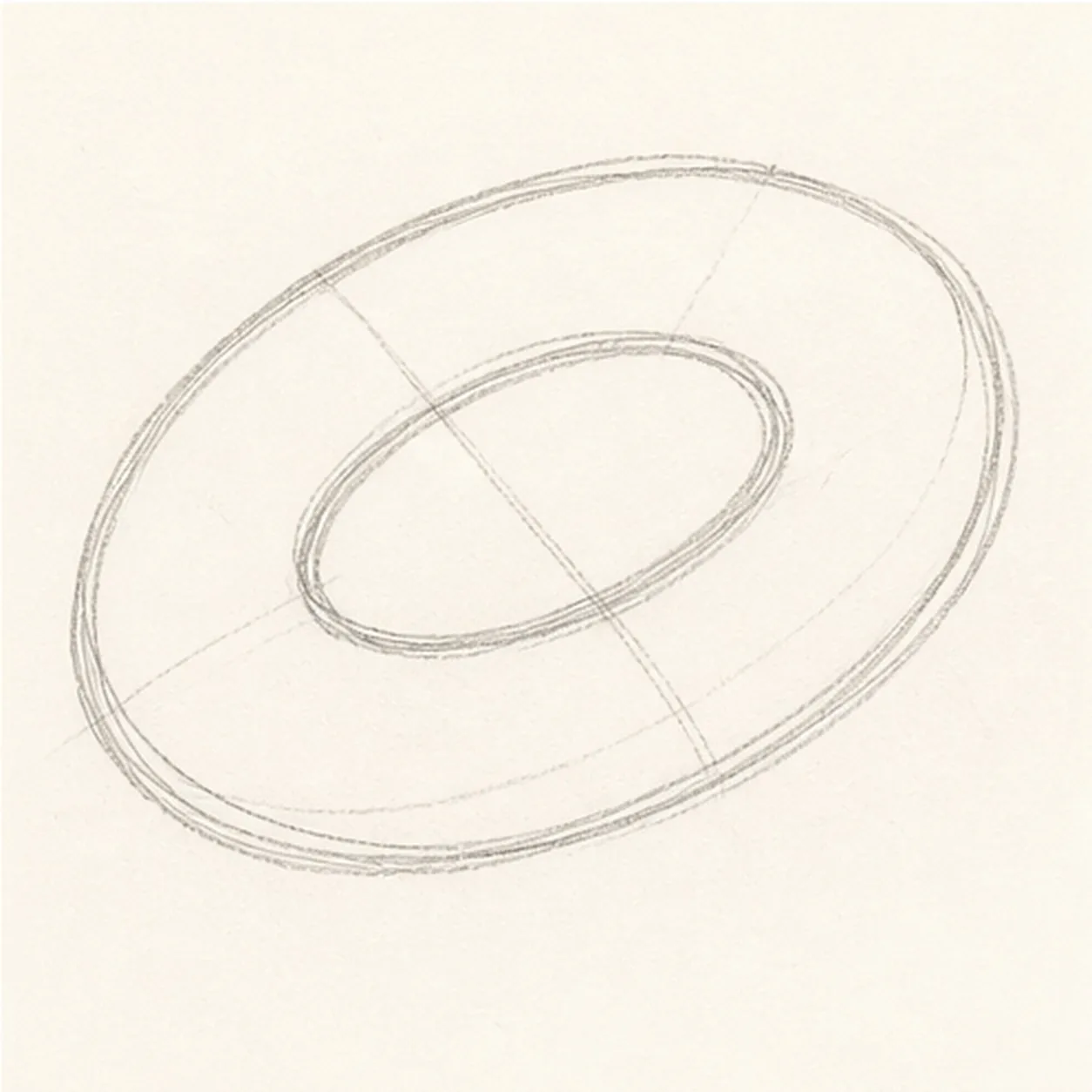 Block the float ring stage for how to draw a cartoon pool float doodle
