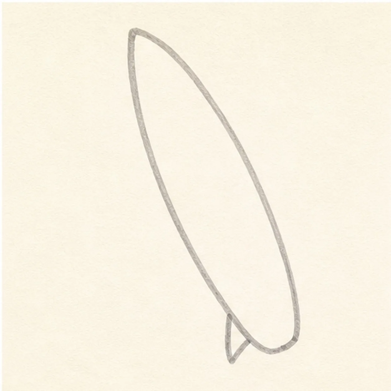 Stretch the board shape stage for how to draw a surfboard