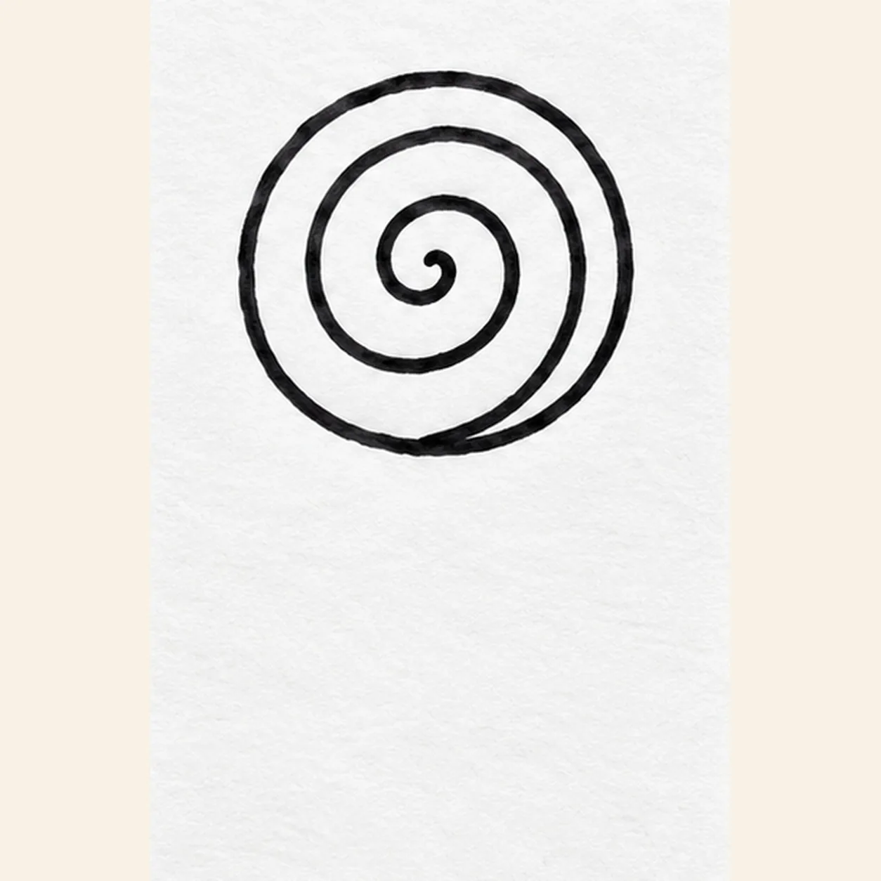 Wind the swirl stage for how to draw a spiral lollipop
