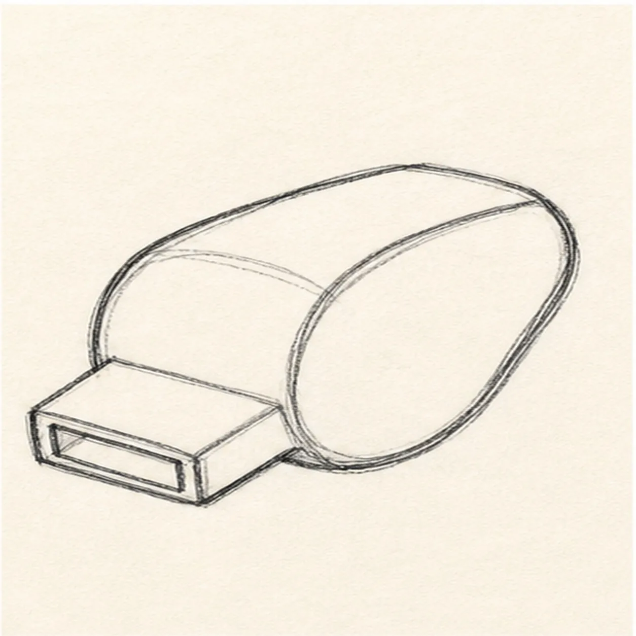 Add the mouthpiece stage for how to draw a soccer whistle